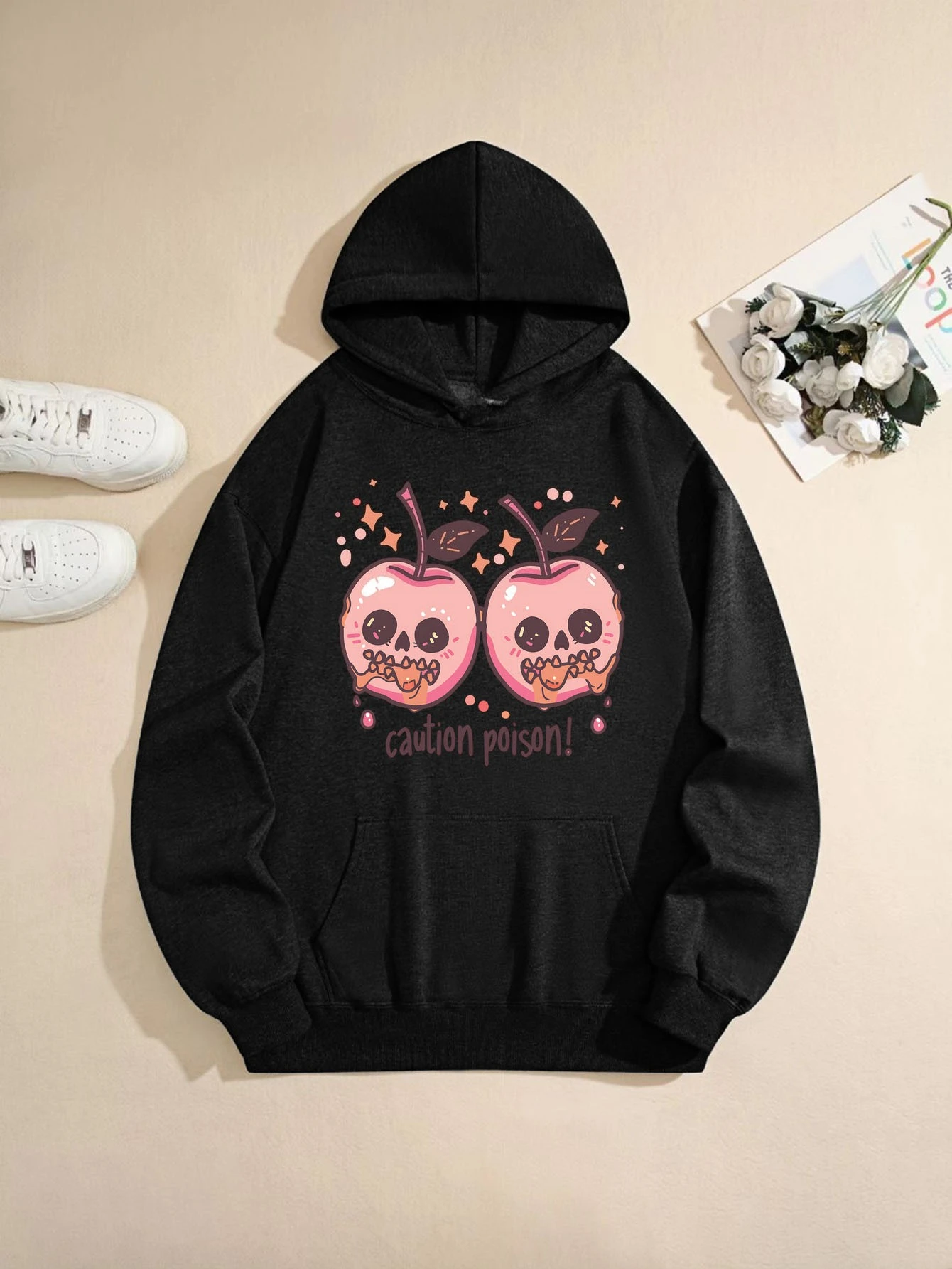 

Fruit Graphic Printing Autumn and Winter Pure Cotton Men's and Women's Hoodies Casual Outdoor Street Sports Training Brand Trend