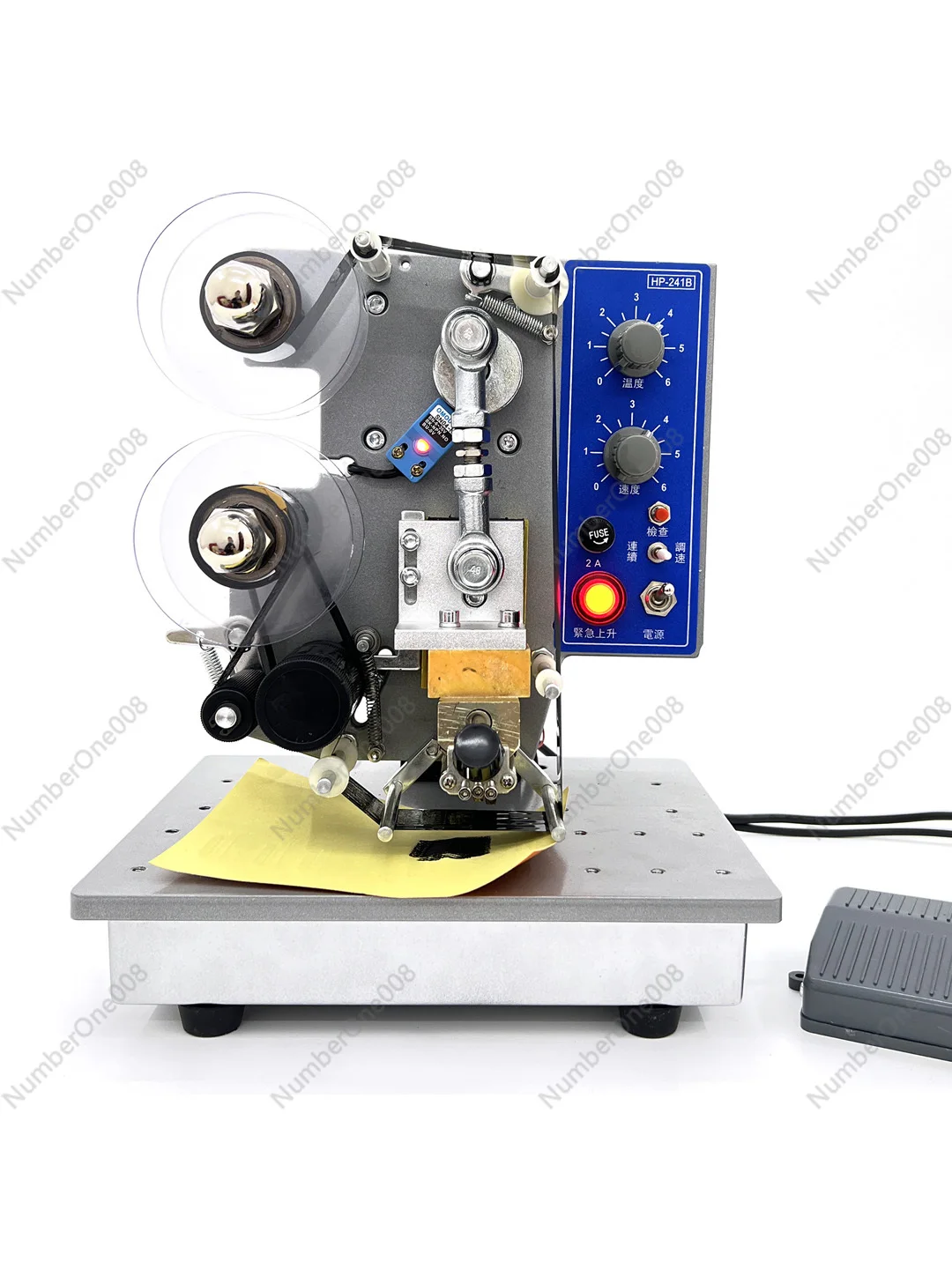 

HP-241B/HP-241E Электрическая автоматическая кодировочная машина с цветной лентой для печати даты производства чернил цифровая имитация струйного кодирования