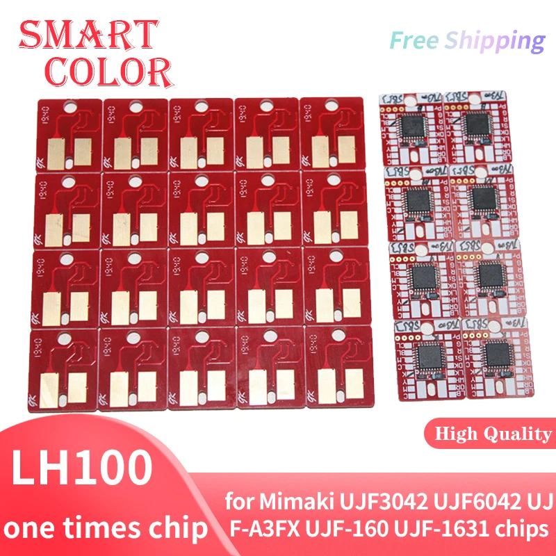 NEW LH100 spc-0659 spc-0597 permanent chips for Mimaki UJF3042 UJF6042 UJF-A3FX UJF-160 UJF-1631 chips free shopping