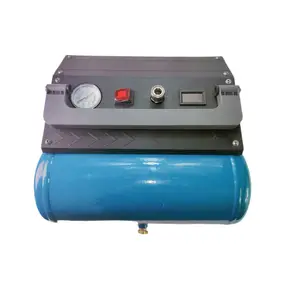 Stiller drahtloser Luftkompressor, 9l, 2800 U / min, 7,5 bar, reines Kupfer, ohne Öl, kleiner, elektrischer Luftkompressor 8 Hauptverkaufsluftkompressor ohne Öl - №3