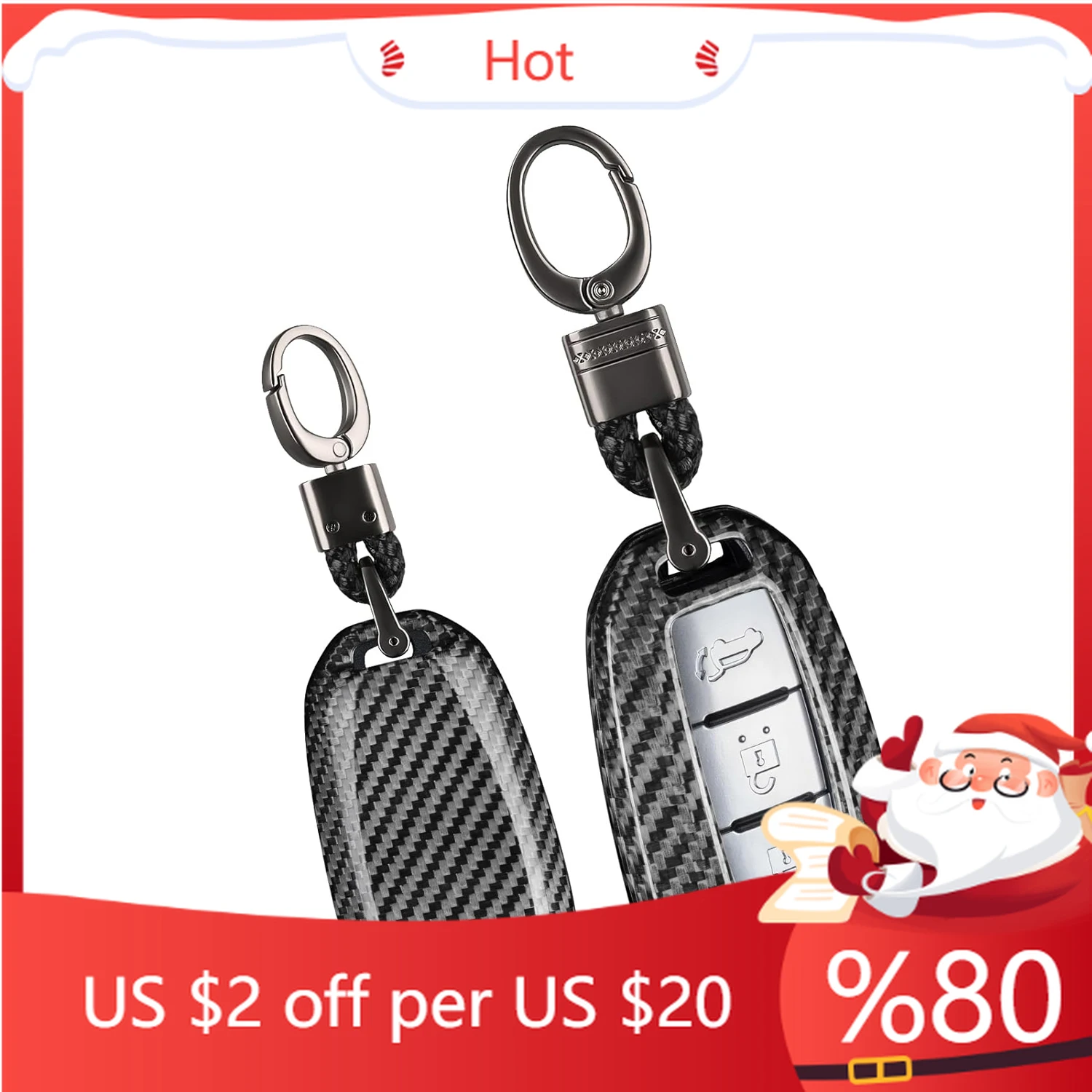 

Горячий чехол для ключей INFINITI из углеродного волокна, чехол для ключей, защитный чехол для Infiniti Q50 Q60 QX50 QX55 QX60 3/4/5, внутренние наклейки