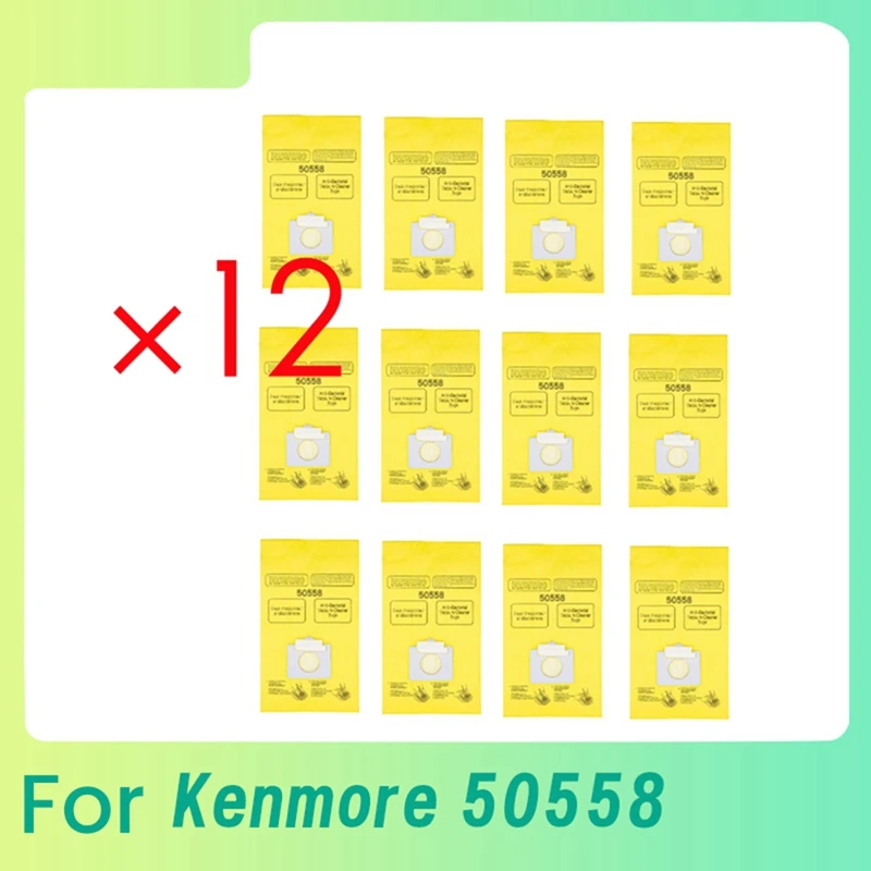 12 Pcs Dust Bags For Kenmore 50558 Sweeper Accessories Dust Bags Built To Last And Work Well