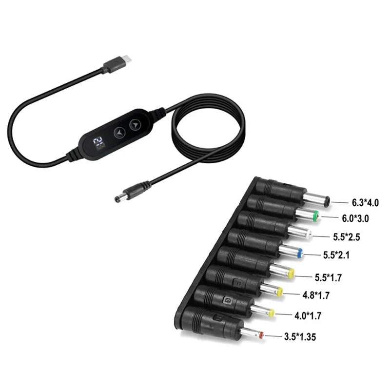 �y�Z�[�����zUSB C - DC�d�������P�[�u�� �^�C�vC - DC�}���[�d 5V - 12V�����R���o�[�^�[�P�[�u���A�_�v�^�[ �������[�^�[�ATV�{�b�N�X�p