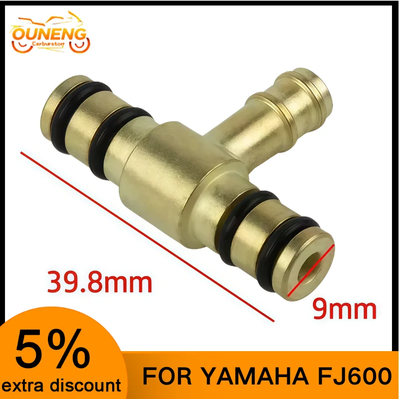 

Carburetor Brass Fuel Tee Fit For YAMAHA FJ600 XS750 XS1100 2H7-14988-00 T Piece 3 Way Fuel Hose Joiner Connector Accessories