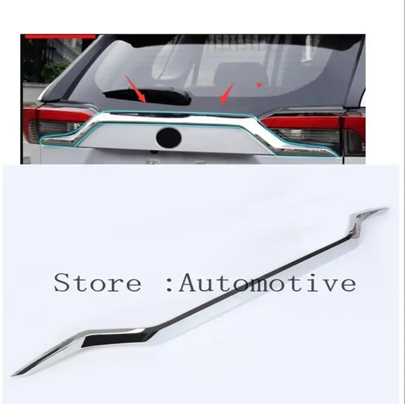 

Chrome Rear Upper Trunk Lid Cover Trim For Toyota RAV4 RAV 4 2019 2020 2021 2022 Carbon Fiber Tailgate Boot Protection Strip