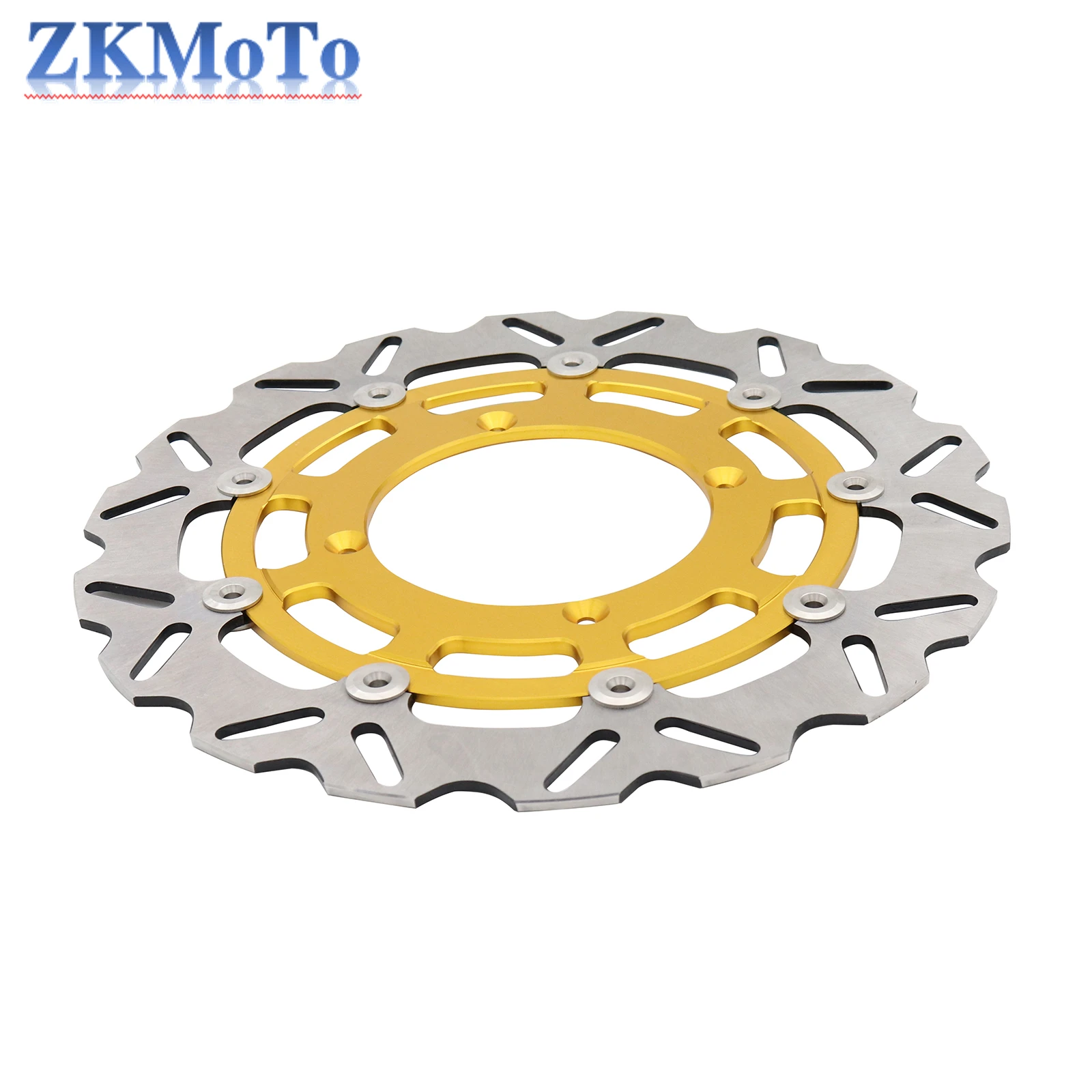 Motorcycle Aluminum 320MM Front Floating Brake Disc Rotor Adaptor For SUZUKI RMZ250 2007-2021 RMZ450 2005-2021 RMX450Z 2010-2019