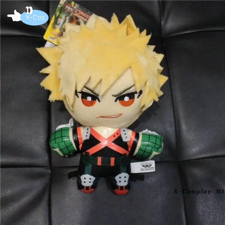 15CM Anime Mijn Hero Academia Midoriya Izuku Bakugou Katsuki Todoroki Shoto Pluche Sleutelhanger Figuur Cosplay Accessoires Rekwisieten