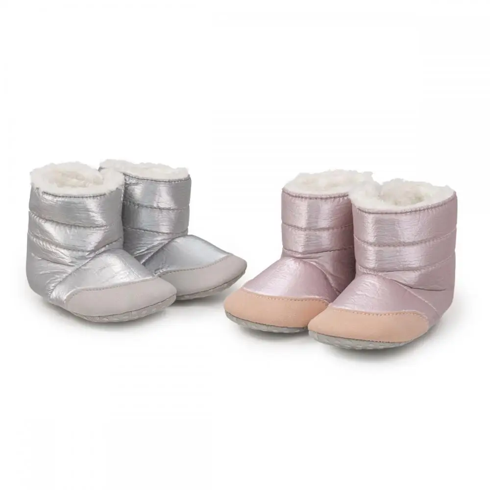 2023 New Newborn Baby Snow Boots Thickened Waterproof Non-Slip Warm Bottom Soft Boys Girls Toddler Toddler Bed Shoes