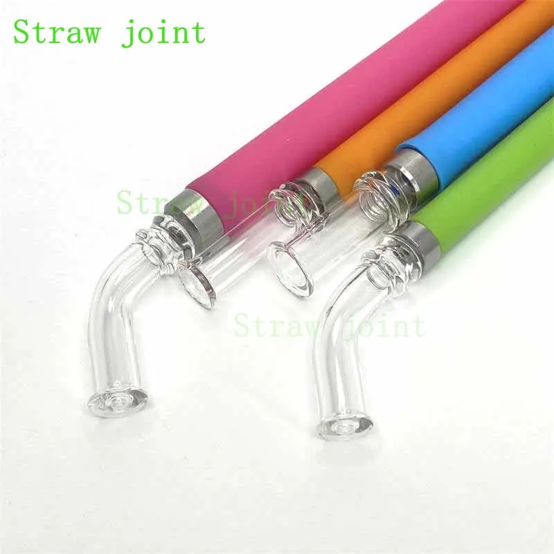 Изогнутый длинный прямой капельный соединитель из нержавеющей стали и стекла 510 810, 1 шт.