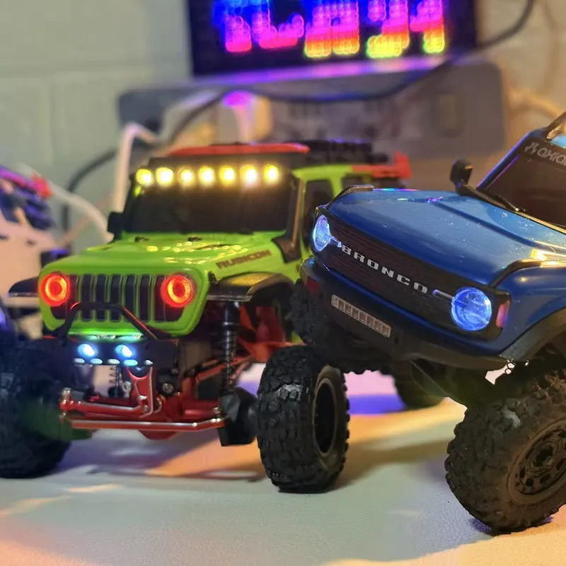 

Комплект светодиодных фар Axial Angel Eyes для Scx30 1/30 Jeep Rubicon RC Crawler, модифицированные аксессуары для взрослых любителей хобби