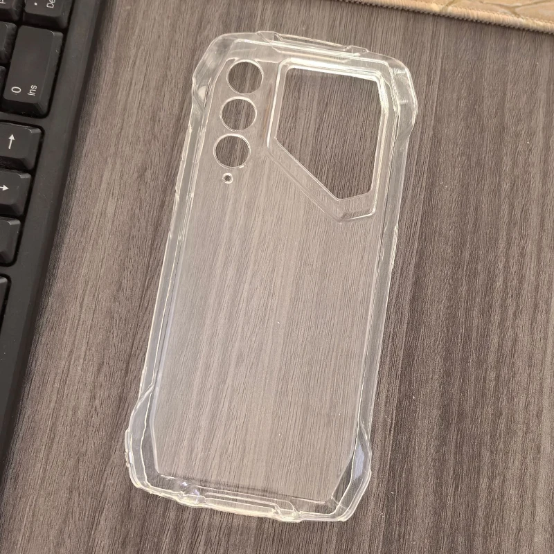 For Blackview Oscal Pilot 1 TPU Phone Case for BV BLACKVIEW OSCAL Pilot1 Transparent Black Silicone Soft Cover Protective Shell