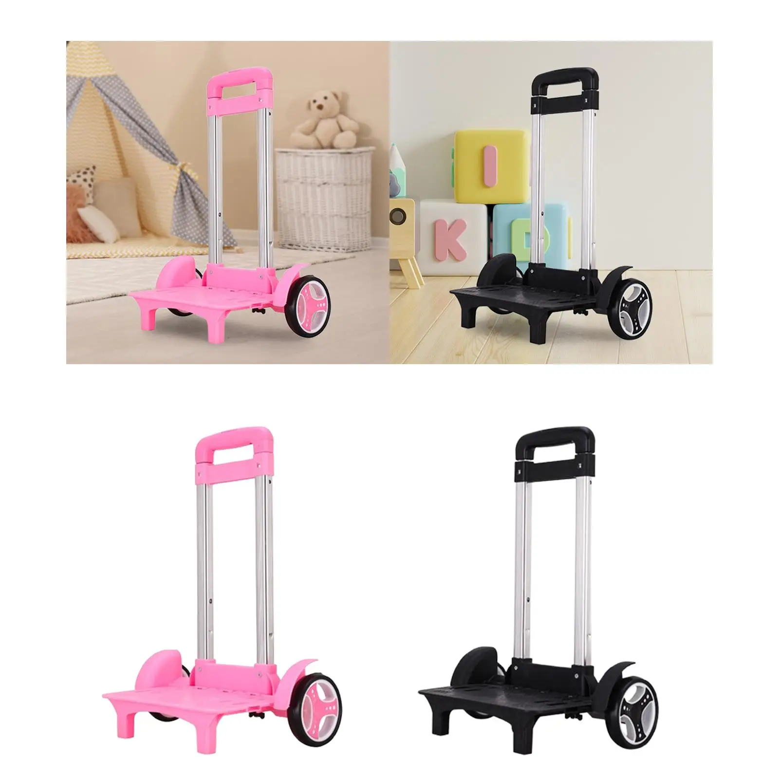 

Trolley Cart Groceries Traveling Luggage Multipurpose Personal Handtruck Grocery Cart Portable Wheeled Shopping Cart Hand Truck