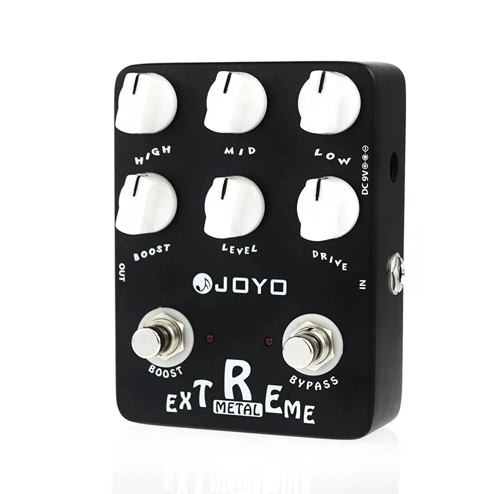 JOYO Guitar Effect Pedal JF-17 Extreme Metal Distortion Effect Metal Rock and Punk Sounds Electric Guitar Pedal True Bypass