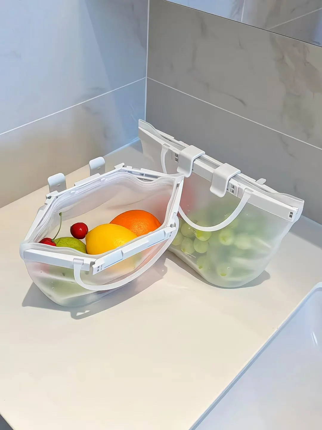 

Food ade Silicone Storage Box Microwave Refrigerator Storage Bag for Office Lunches Actual Item Preservation Container