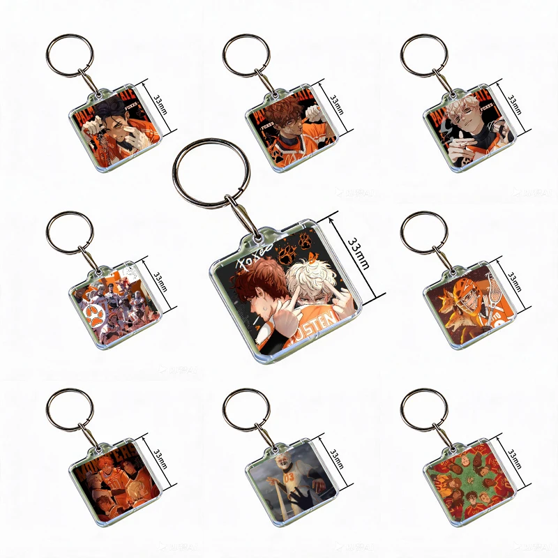 The Foxhole Court  Acrylic Keychain Handmade Hanging Ornaments for Clothes Backpack Decoration Accessories Gifts with Friends