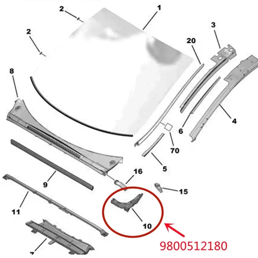 Window Seal Strip Windshield Foam Car Windshield Maintenance Front Foam Rain Collector Auto Seal Perfect Match