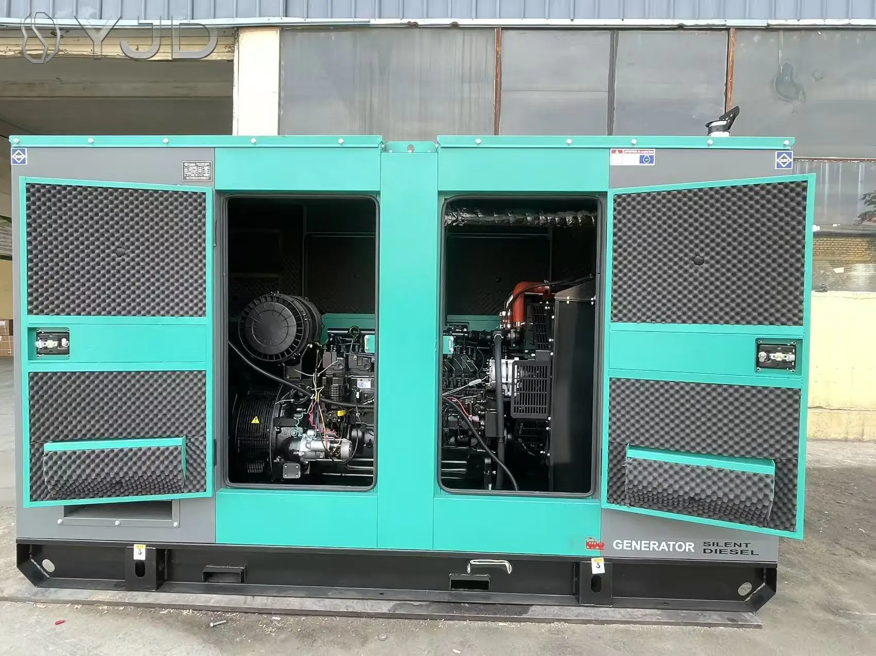 Wei-chai WP6D167E200 167KW 208KVA Open Frame Silent Canopy Type Generator Auto Start ATS Brushless Alternator Mobile 1800 RPM