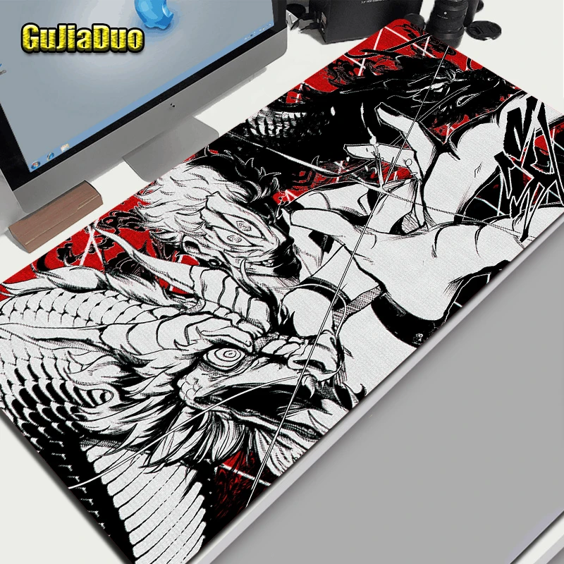 

400x900 Extra Large Ryomen Sukuna Comic Mouse Pad Laptop Play Mat Gaming Hoom Accessories Anime Mousepad Gamer Cabinet Table Pad