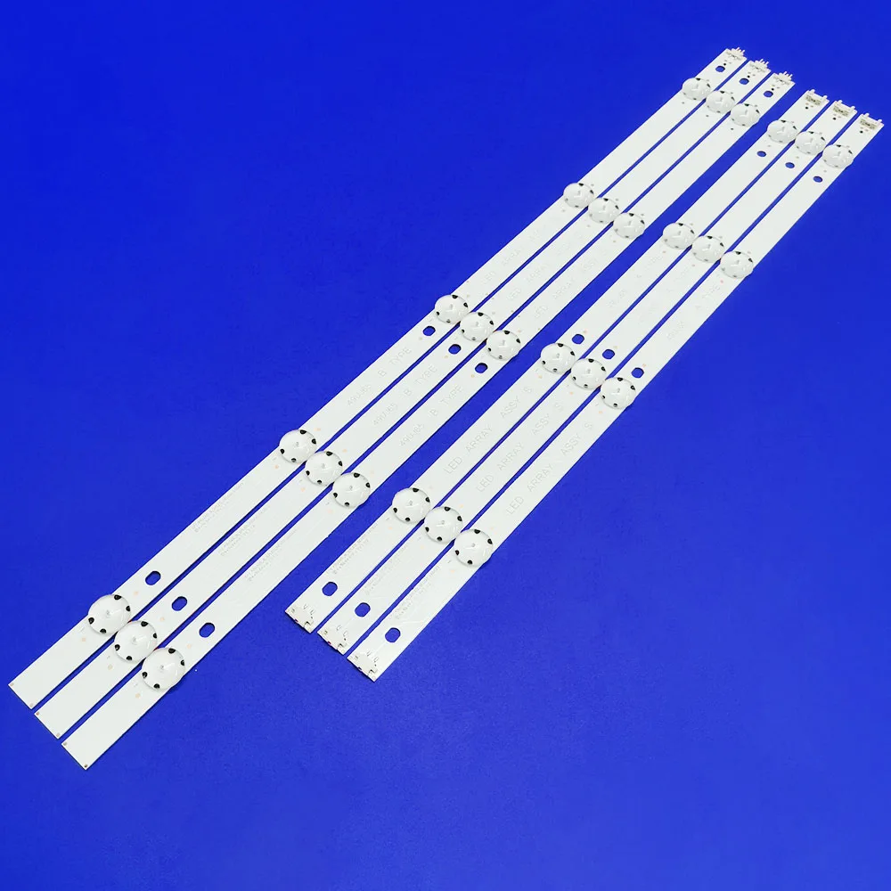 

6PCS LED backlight strip for 49UJ65_A B_27LED 49UJ630 49LJ614V 49UJ634V 49UJ701V 49UJ670 49UJ651V 49UJ670 17Y 49LJ61 49LH61