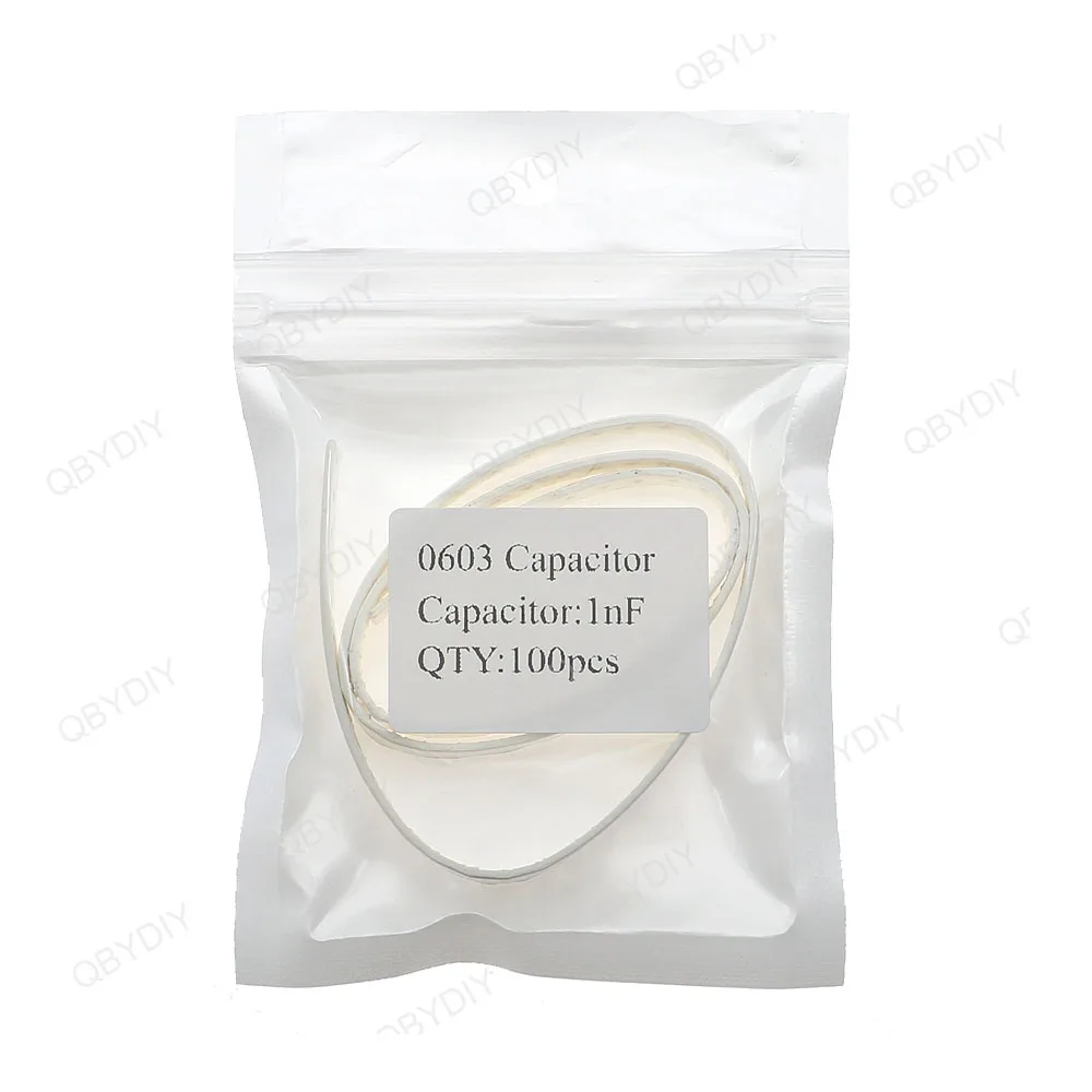 100pcs/lot 0603(1608) SMD Chip Multilayer Ceramic Capacitor 0.5pF 1pF 30pF 47pF 100pF 10nF 100nF 0.1uF 1uF 2.2uF 4.7uF 10uF 22uF