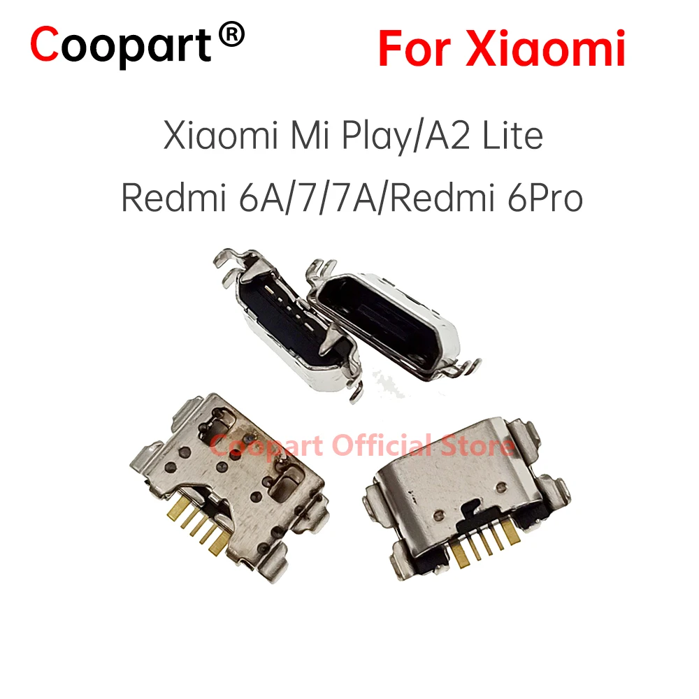

USB-разъем для зарядного устройства, разъем для Xiaomi Mi Play/A2 Lite/Redmi 6A 7 7A/Redmi 6 Pro, разъем для зарядки док-станции