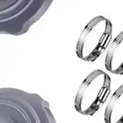 For Intex Pool Vacuum Hose Adapter Kit with 2 PVC Connection Tubes 2 Adapters and 4 Clamps for Pool Maintenance