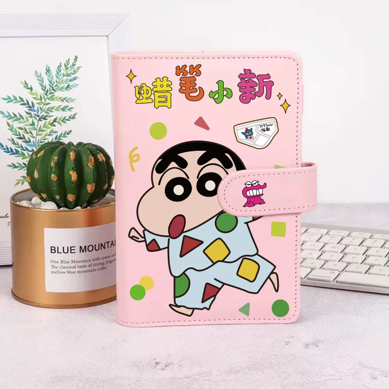 Crayon Boy Shin C-Chan Notebook Collaboration Cartoon Gojo Satoru Loose-leaf Flap Holiday Gift School Supplies Anime Goods