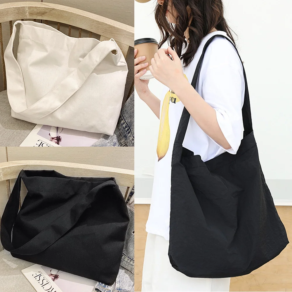 New Canvas Material Shoulder Bag for Women's Fashion Multi Functional Shoulder Bag Environment Protection Travel Handbag