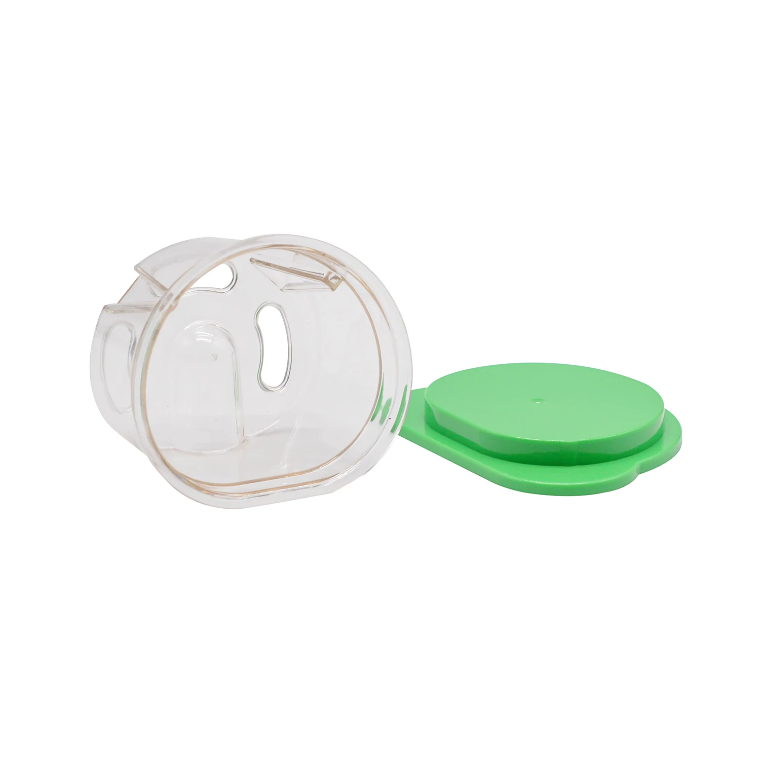 

3 шт., дублирующая колба с зубным агаром, прозрачная зеленая пластиковая коробка для зубных протезов, лабораторное оборудование, инструмент