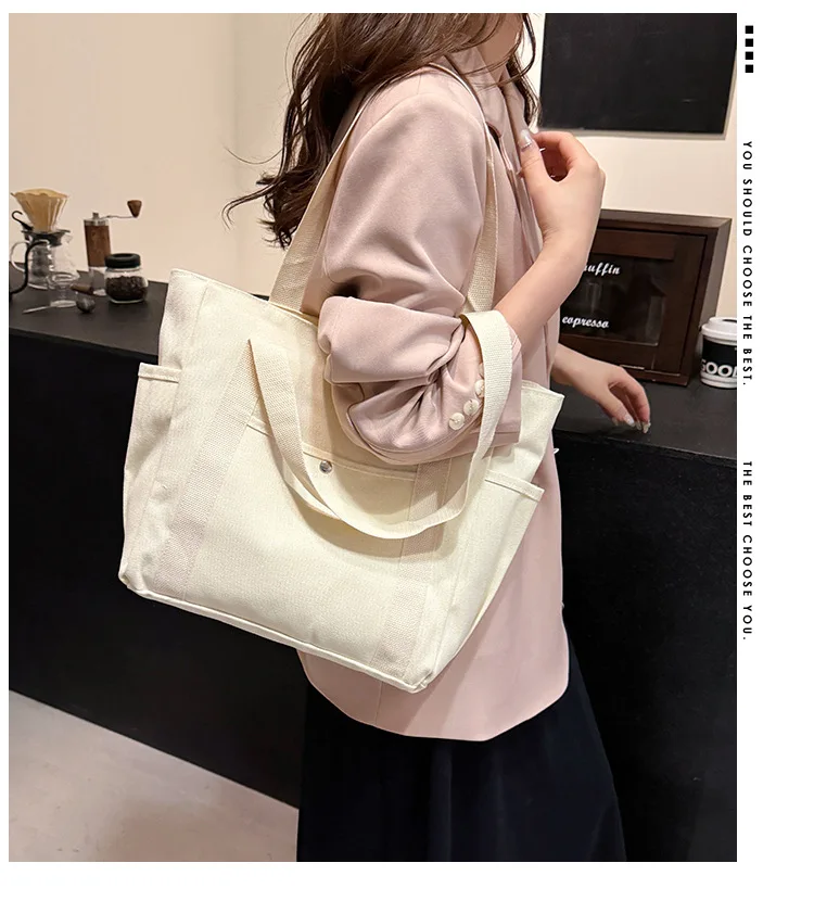 

Women's Shoulder Bag Fashion Hand Bags Denim Canvas Wallet Portable Tote Handbags Crossbody Bags for Commute Daily