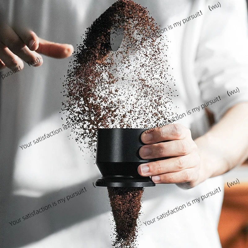 MHW-3BOMBER Bomber Powder Connector, Bean Grinder Powder Cup Stainless Steel Italian Coffee Powder Dropper 58mm
