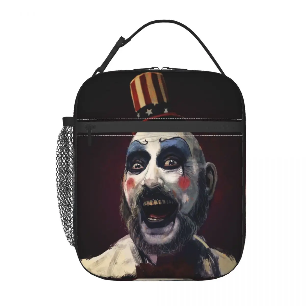 Captain Spaulding Thermal Insulated Lunch Bag Horror Film House of 1000 Corpses Resuable Lunch Container School Storage Food Box