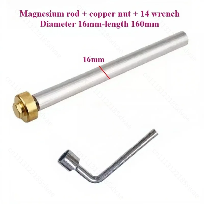 Electric Water Heater Magnesium Rod 16mm Anode Rod High Purity Cleaning Anti-Sediment Universal Replacement Part