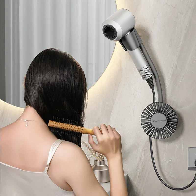 Shelf on Wall Storage Floating Shelves Cupboard For Organizer Bathroom Kitchen Being Hair Dryer Holder Toilet Accessories