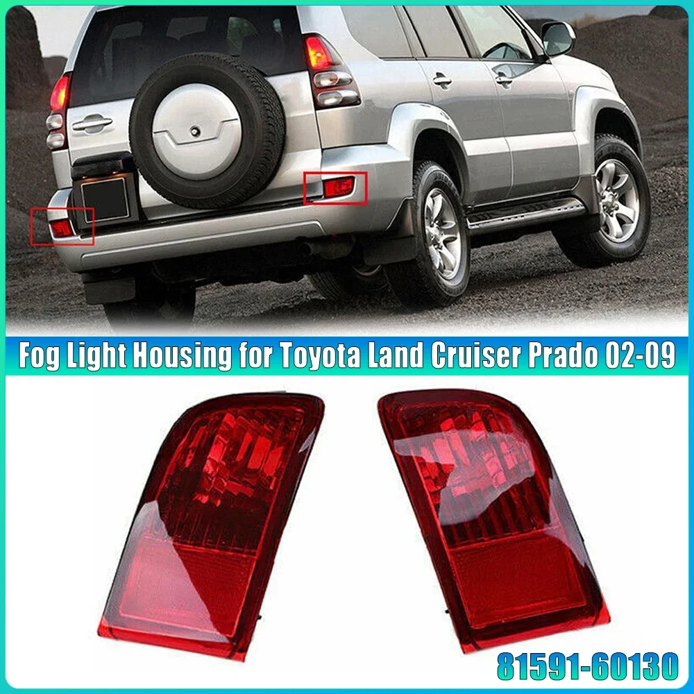

Rear Bumper Rear Fog Lamp For 2002-2009 Toyota Land Cruiser Prado 120 LC120 FJ120 TX VX 2700 4000 4.0L 81591-60130