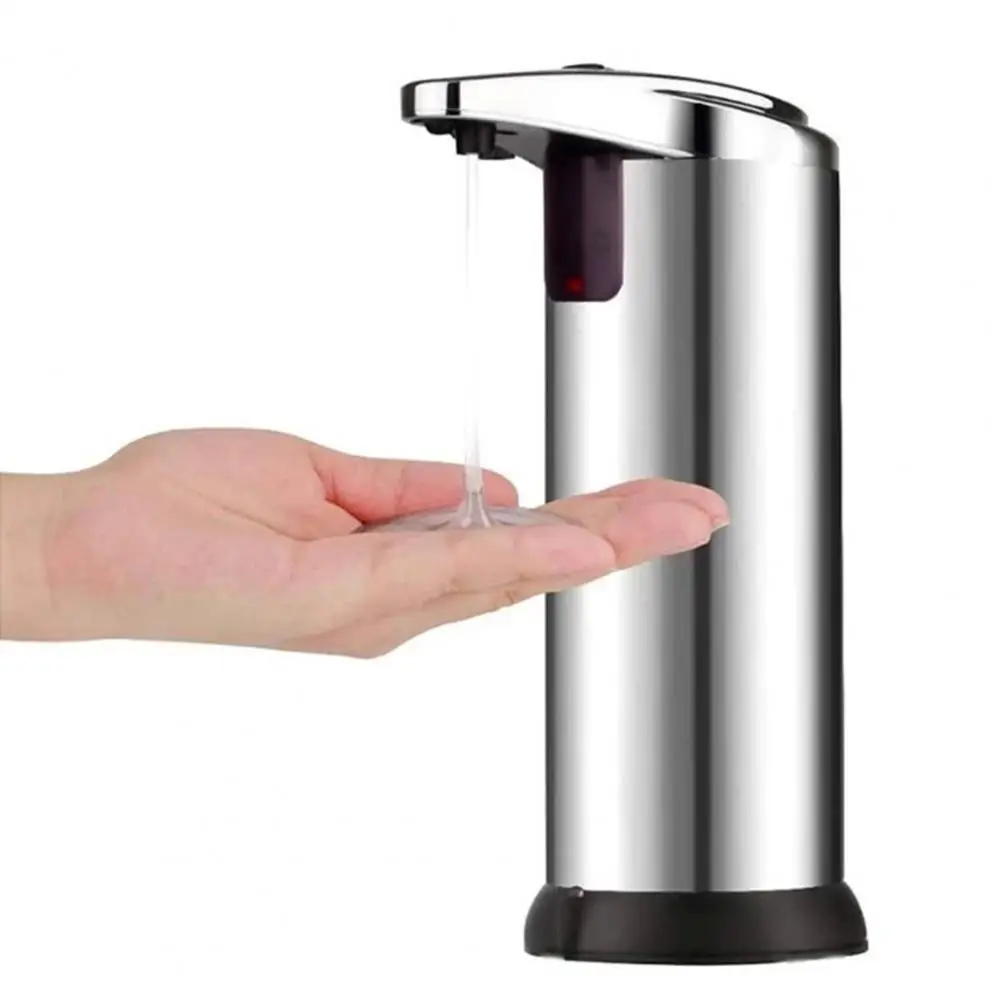 Soap Dispenser Liquid Soap Dispenser Sensor Soap Dispenser with Capacity Adjustable Stainless Steel Liquid Pump for Kitchen