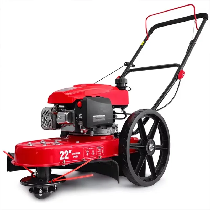 Recoil Starter Walk-behind Trimmer Mower160cc Engine Cutting Grass Garden Tools Hand Push Lawn Mower