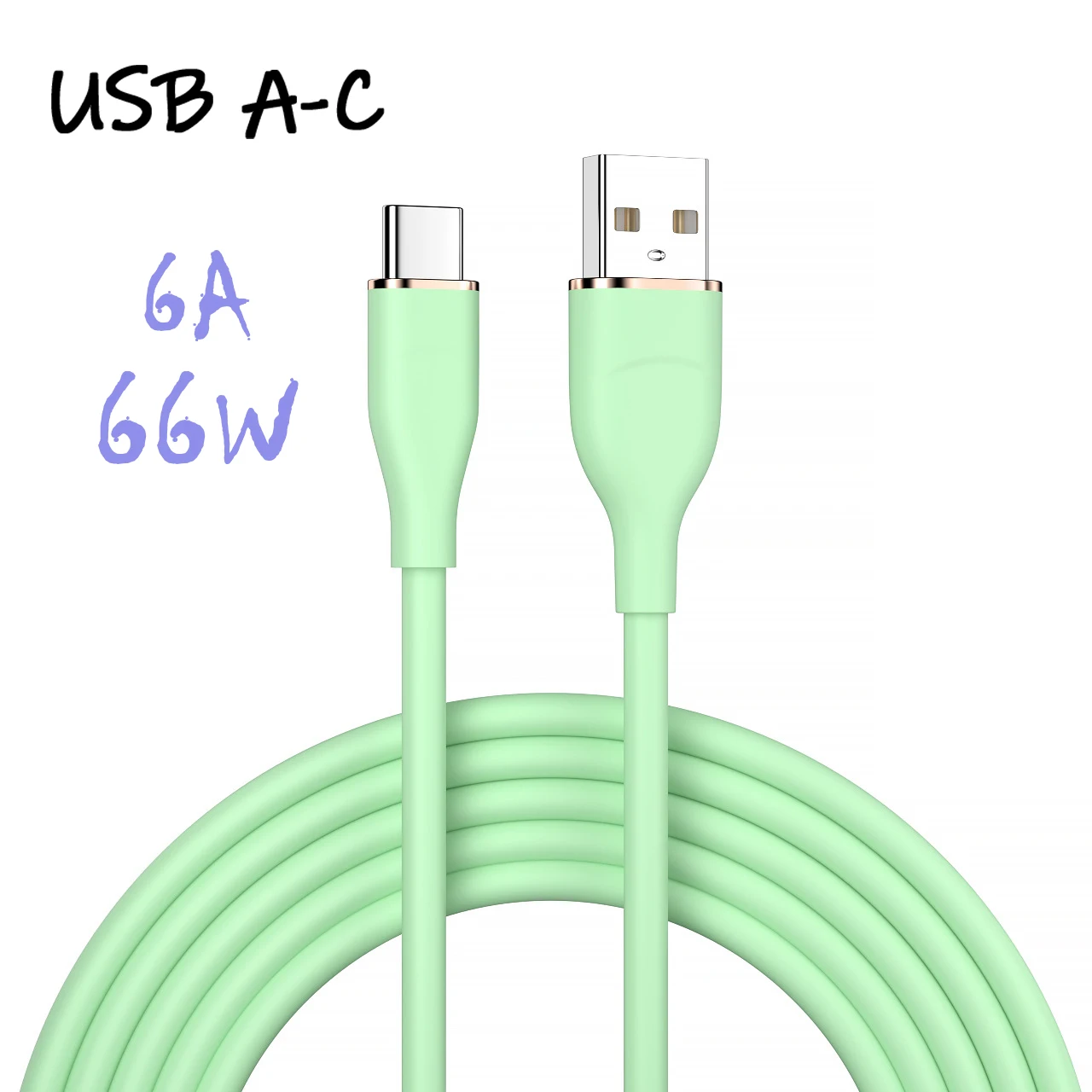 UGOURD Flüssigsilikon USB-Typ C auf C Schnellladekabel 66 W USB auf C PD 60 W 45 W 27 W für Huawei SCP Xiaomi iPhone 15 16 Pro Max