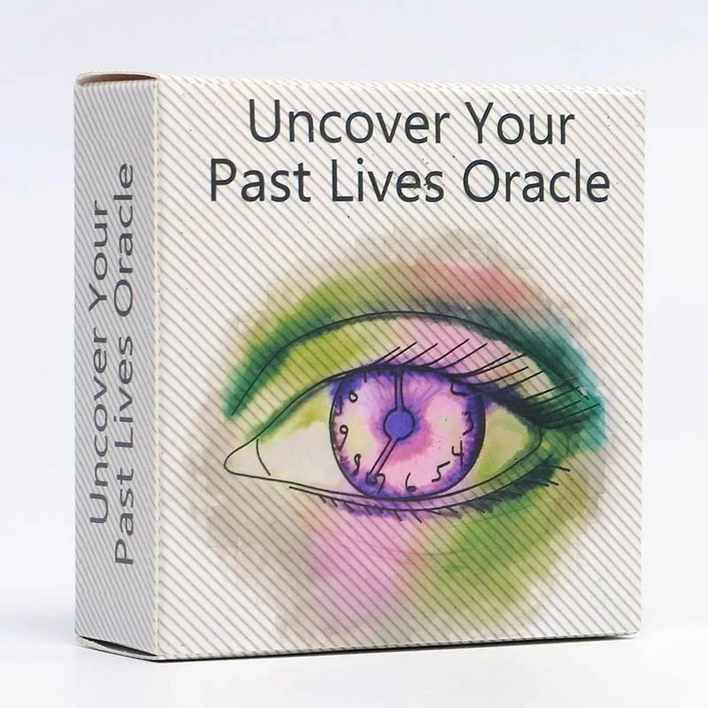 1Pcs Uncover Your Past Life Oracle Deck Round Shape Tarot Game Divination Oracle Cards The Wild Unknown Archetypes Tarot