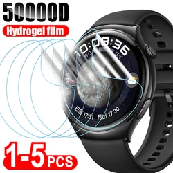 1-5pcs 9D Curved Hydrogel Film For Huawei Watch GT 2 Pro 2E 42MM 46MM Smartwatch Screen Protector Not Glass Huawei GT 3 Pro 43mm