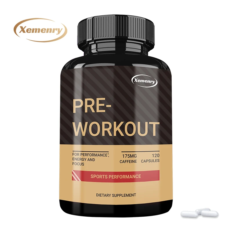 Pre-Workout Supplement - with Creatine Monohydrate, Citrulline - Replenish Energy, Build Muscle, Improve Athletic Performance