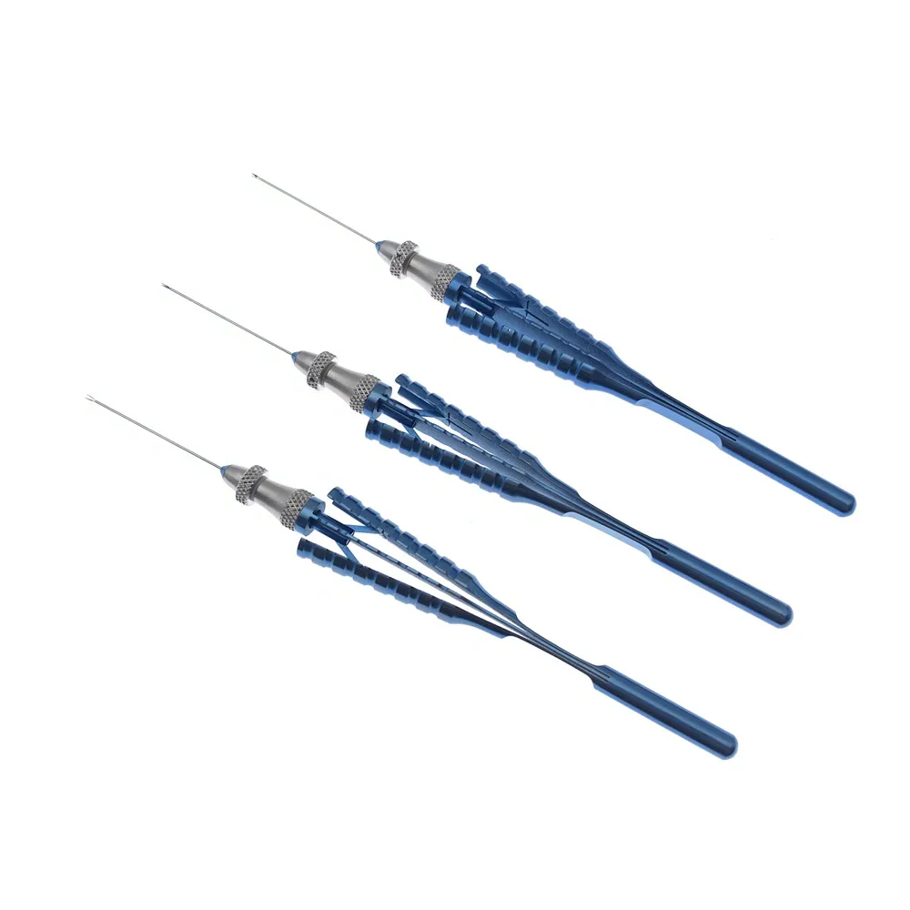 

Capsulorhexis Forceps Removable Head 23G/25G Serrated Gripping Forceps Instruments Ophthalmic Forceps