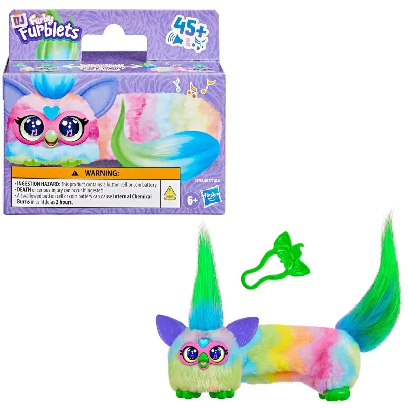 ตุ๊กตาฟูร์บี้ ดีเจ ฟูร์เบลท์ส ของเล่นตุ๊กตาเสียงแบบยืดหดได้ ของเล่นอิเล็กทรอนิกส์ ตุ๊กตาสัตว์เลี้ยงขนาดเล็ก ของเล่นเด็ก ของขวัญวันเกิดสำหรับเด็ก