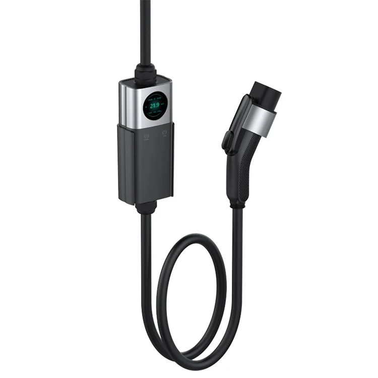 Custom AC 32a 7kw 11kw 22kw Portable Ev Charger Type 2 Type 1 GB/T Portable Ev Charger for Electric Car
