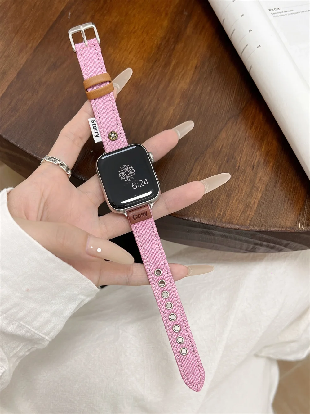 Cinturino per iWatch 42/44/45/46/49mm 38/40/41mm Cinturino per orologio alla moda in pelle PU per serie Watch Ultra2 Series 10/9/8/7/6/5/4/3/2/1_voghion.com