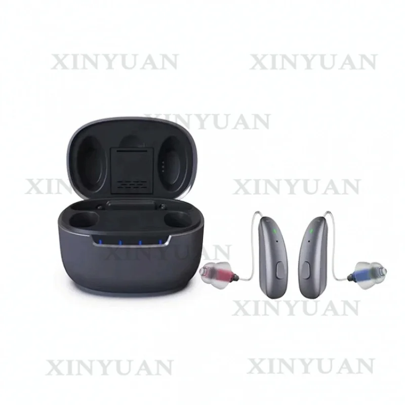 Hearing Aid, Rechargeable BTE Wireless Hearing Amplifier Supporting Mobile Phone App Control with Premium Build Quality