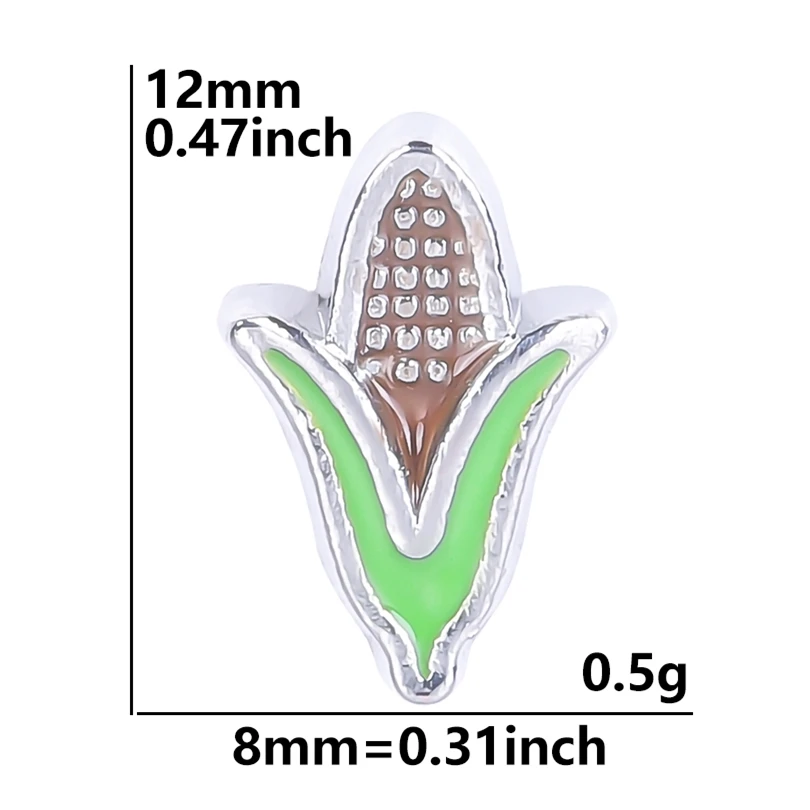 20 قطعة/الوحدة الفاكهة الخضروات الذرة التفاح الكرز الفطر البصل الأناناس البطيخ دلايات متأرجحة يدوية الصنع لتقوم بها بنفسك للمناجد الزجاجية #4