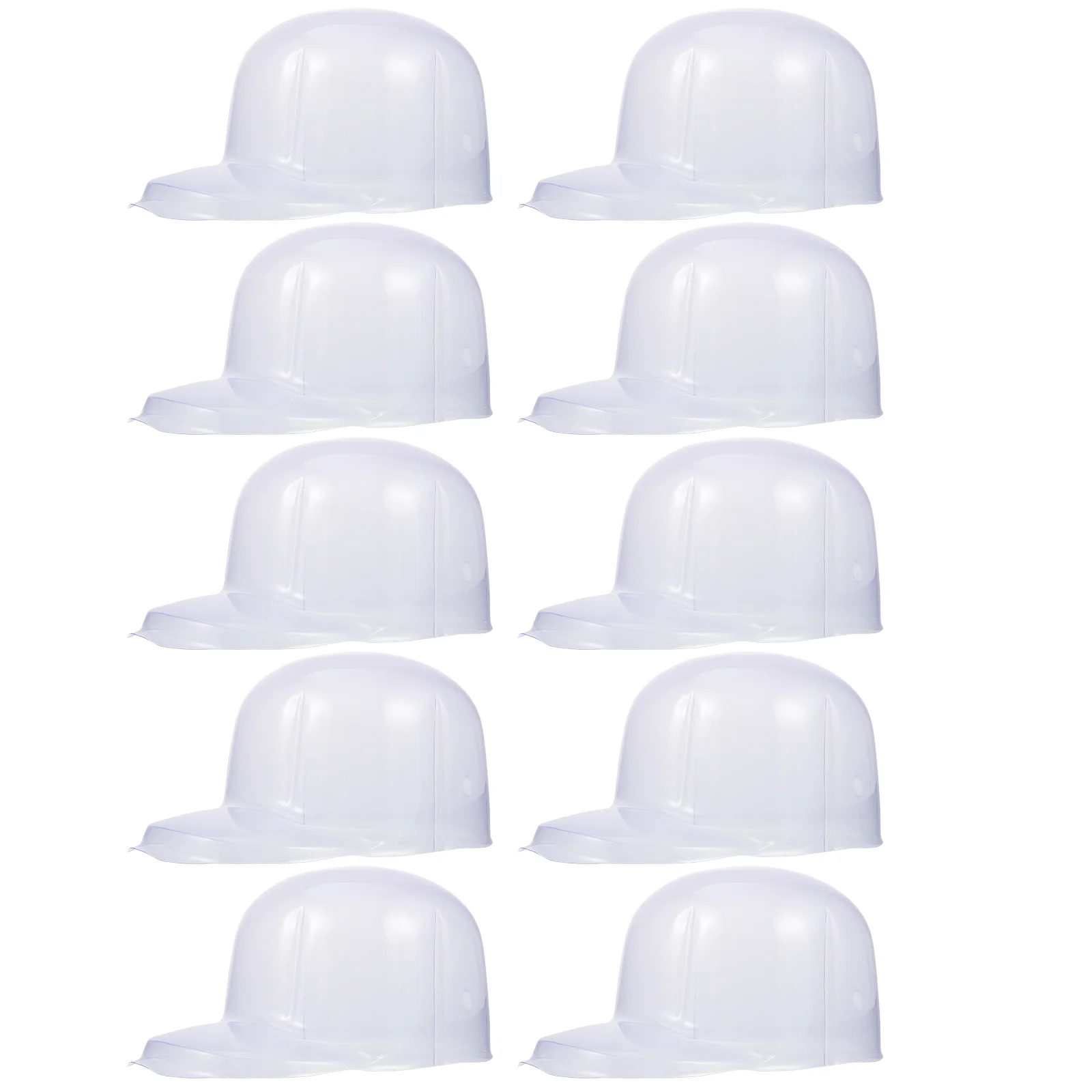 10 Pcs Hat Support Clear Display Stand Travel Holder Holders Plastic Caps Curved Mouth Pvc for