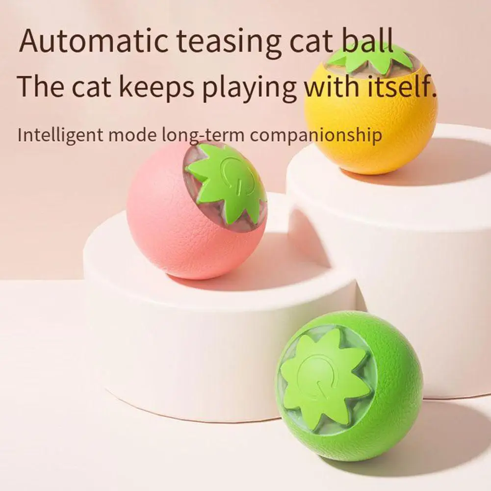 Interactive Cat Toy Ball Super Drive Cat Rolling Balls  Motion Activated Sensor Ball Pet Kitten Teaser Game Toys