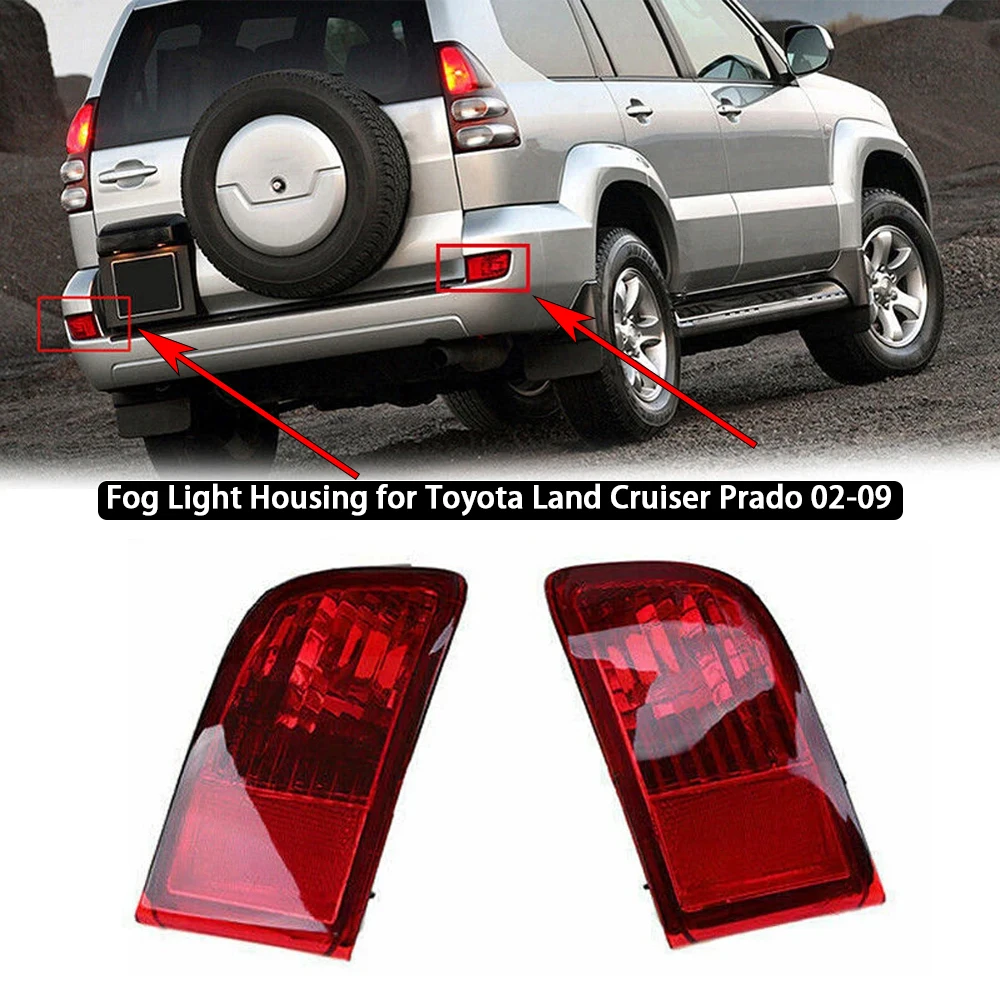 

Для Toyota Land Cruiser Prado 120 LC120 FJ120 TX VX 2700 4000 2002-2009 годов, задний бампер, задняя противотуманная фара 81591-60130, автомобильные детали